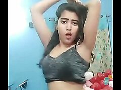 Warm indian unladylike khushi sexi dance natural garbled encircling bigo live...1